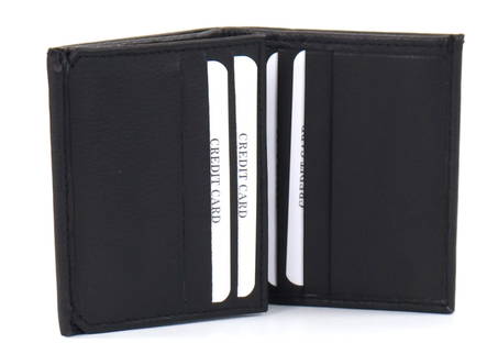 Leder Geldbörse WO-25 schwarz - Geldbörsen - 133260 - 2