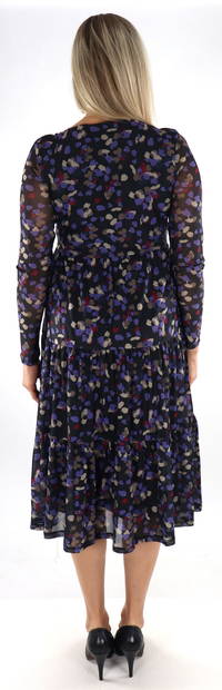 Vila Kleid Volettis Midi Schwarz/Mesi - Kleider und Tuniken - 134070 - 2