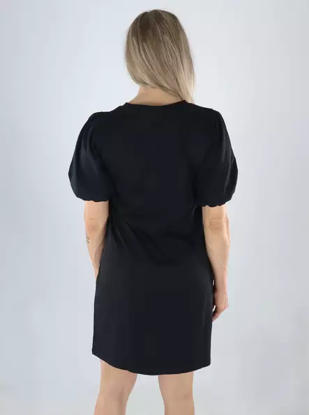 Pieces Kleid Puff Schwarz - Kleider und Tuniken - 141200 - 2