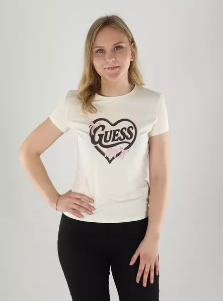 Guess T-Shirt V6YI09K4276 G027 weiß - Damen T-Shirts - 141300 - 1