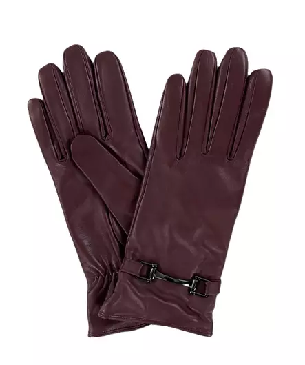 Migant Lederhandschuhe NPG157 bordeauxrot - Damen Kopfbedeckungen und Handschuhe - 140010 - 1