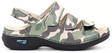 Waschbare Leder-Sandalen für die Pflege im Pflegebereich WG18F79 Camouflage - Damen Arbeitsschuhe - 132520 - 1