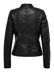 Only Jacke Bandit aus Kunstleder, Schwarz - Damenlederjacken und PU-Jacken - 125710 - 4
