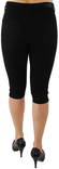 Pieces Capri-Hose Just Jute 3/4 Leggings schwarz - Damen Shorts und Capris - 114210 - 2
