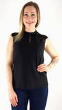 Vero Moda Top Milla Spitzen schwarz - Damen Tops - 132710 - 1