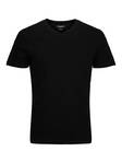 Jack&Jones Herren T-Shirt Organic V-Ausschnitt Schwarz - Herren T-Shirts - 136220 - 4