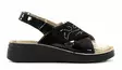 Eco Bio Vegan Damen Sandalen J52682/9 schwarz - Damen Arbeitsschuhe - 136370 - 1