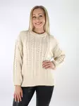 Vero Moda Damen geflochtener Strickpullover Sveacable in Birke - Damenpullover - 136950 - 1