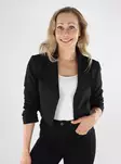 Vila Damen Kurzblazer VIHER Cropped Schwarz - Damenblazer - 138800 - 1