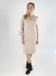Only Strickkleid V-Ausschnitt Mocha Baiser - Damenpullover - 139220 - 1