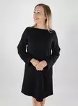 Vila Stretchkleid Bootsausschnitt Schwarz Schönheit - Kleider und Tuniken - 139900 - 1