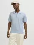 Jack&Jones Herren Kurzarmpullover Bluriley in Ashley Blau - Herren T-Shirts - 140940 - 1