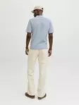 Jack&Jones Herren Kurzarmpullover Bluriley in Ashley Blau - Herren T-Shirts - 140940 - 3