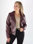 Only Kunstlederjacke FAUX LEATHER BIKER dekadente Schokolade - Damenlederjacken und PU-Jacken - 141460 - 1