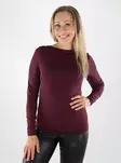 Only Damenbluse 2-Wege Tiefen-Ausschnitt Weinprobe - Damen Langarmshirts - 139000 - 1