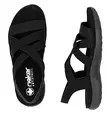 Rieker Damen Sandalen 64857-00 schwarz - Rieker Sandalen - 140620 - 3