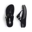 Rieker Damen Flip-Flops V1466-00 schwarz - Rieker Hausschuhe - 140660 - 3