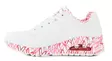 Skechers Damen Sneakers 155506/WRPK UNO - LOVING LOVE weiß/rot/rosa - Skechers Sneaker - 138070 - 3
