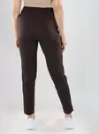 Vila Hose HW SLIM PANT Kaffee-Bohne - Damenhosen - 141520 - 2