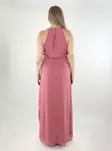 Vila Spitzen-Maxi-Kleid mit Halterneck in Mesa Rose/Elastisch - Kleider und Tuniken - 137690 - 2