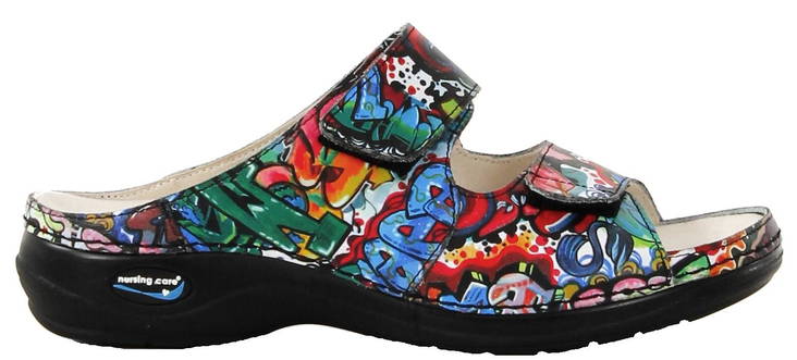 Maschinenwaschbare Sandalen für die Stillzeit WG8F3 Graffiti - Damen Arbeitsschuhe - 115270 - 3