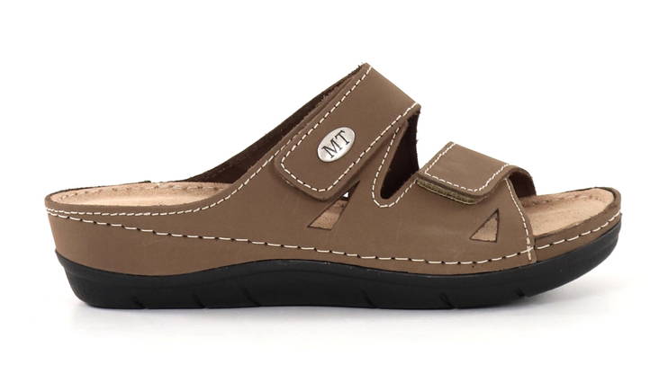 Marco Tozzi Damen-Mules 27512-42 Taupe - Pantoletten - 135680 - 1