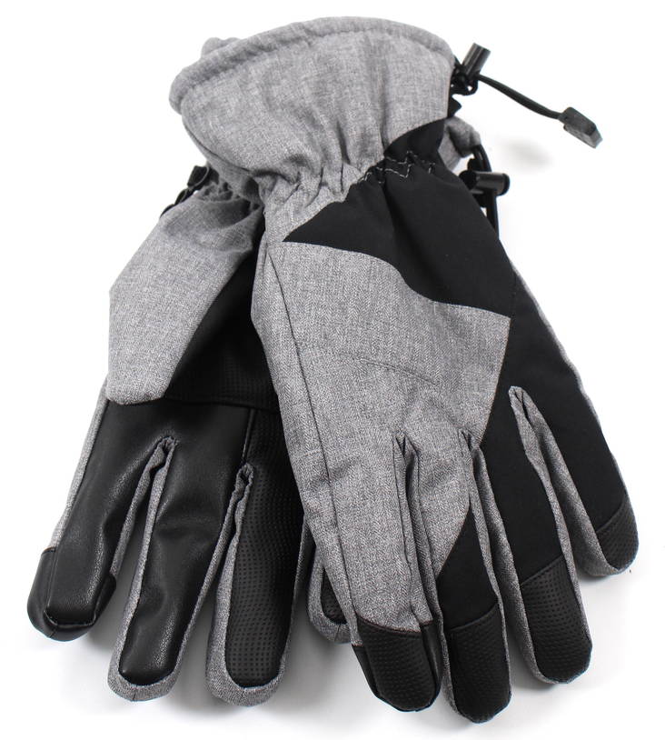 Mutka Handschuhe 1392, Grau/Schwarz - Herrenhandschuhe, Schals, Kopfbedeckungen - 122250 - 1