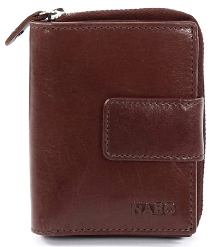 Nabo Leder Geldbörse NK307 Walnuss - Geldbörsen - 129830 - 1