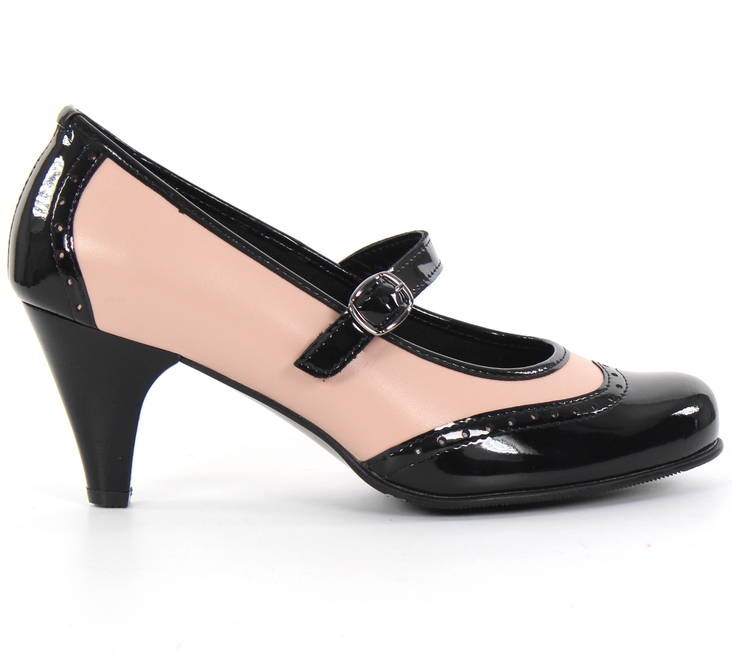 Natura Pumps 13160+L, Schwarz/Rose - Pumps und High Heels - 130610 - 1