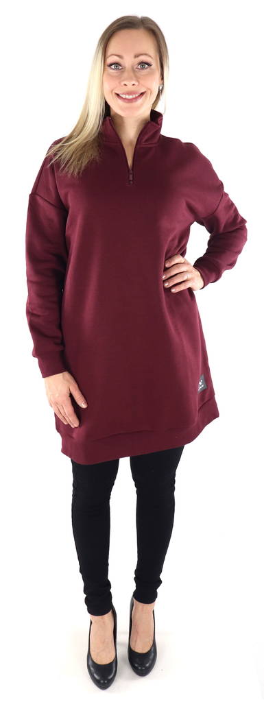 Only Play Sweatshirtkleid Windsorwein - Kleider und Tuniken - 134710 - 1