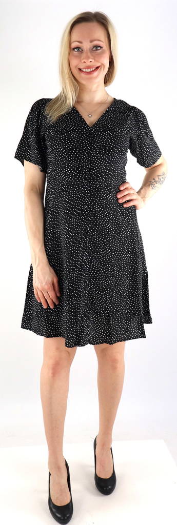 Only Damenkleid schwarz/Milla Punkt - Kleider und Tuniken - 133650 - 1