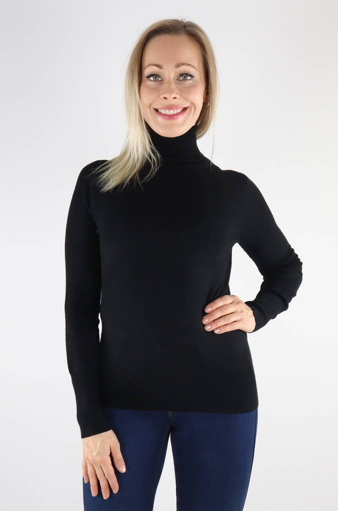 Only Pullover Venice Life Roll, Schwarz - Damenpullover - 131640 - 1