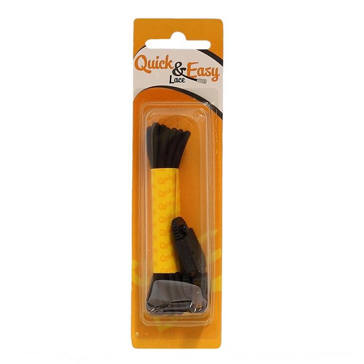 Quick&Easy Schnellverschlussband 90cm schwarz - Schuhpflegeprodukte - 127710 - 1