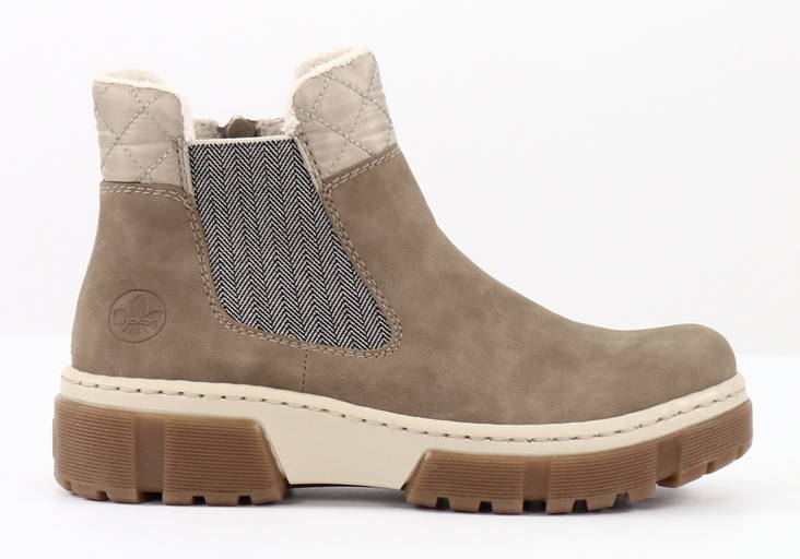 Rieker Stiefeletten X8674-64, beige - Rieker Stiefeletten - 132000 - 1