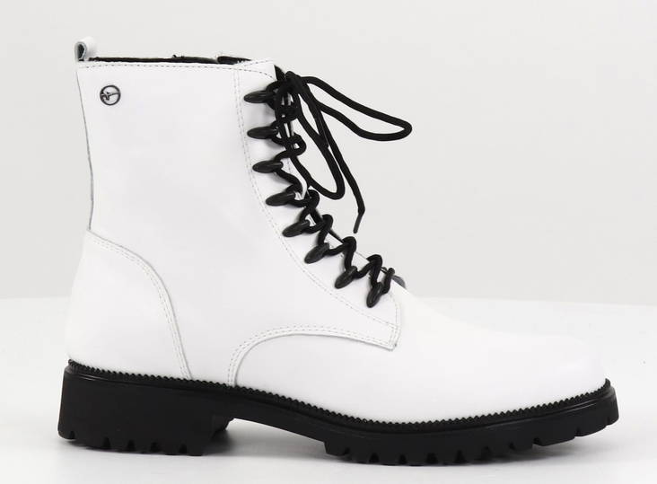 Tamaris Stiefeletten 25234-27, Weiß - Damen Stiefeletten - 129000 - 1