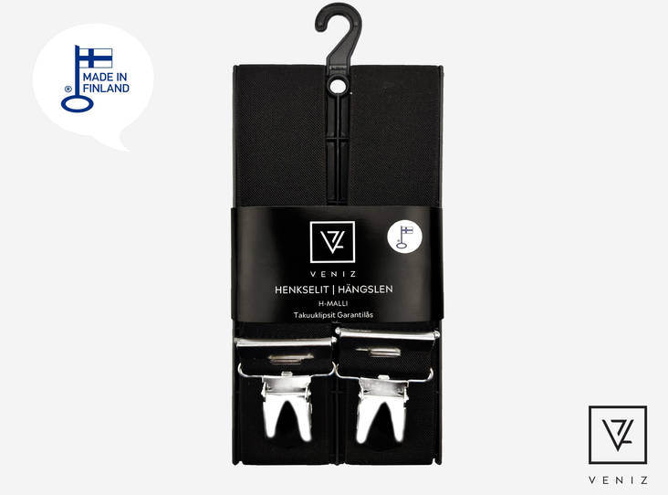 Veniz 53200 H Modell Hosenträger schwarz - Herren Gürteln - 134970 - 1