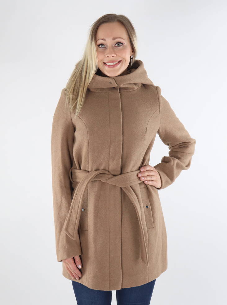 Vero Moda Classliva Wollmantel braun - Damen Wollmäntel - 134430 - 1