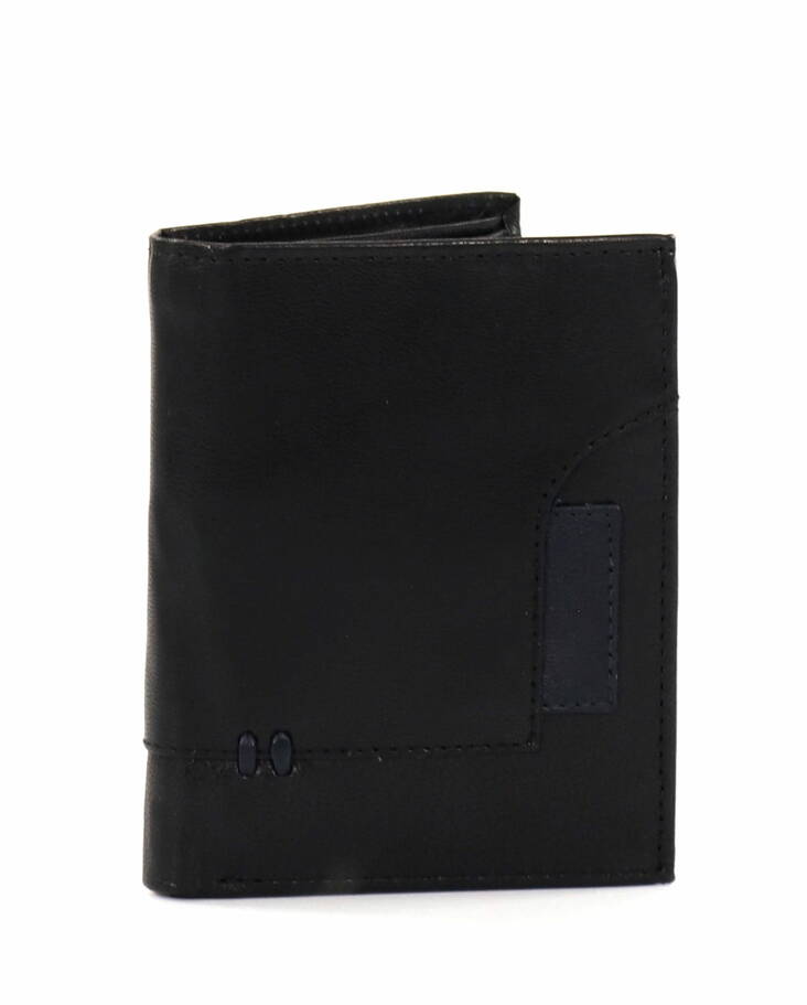 Leder Geldbörse WO-62 schwarz - Geldbörsen - 135660 - 1