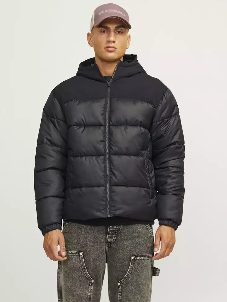 Jack&Jones Herren Winterjacke Moon Puffer schwarz - Herrenjacken - 137390 - 1