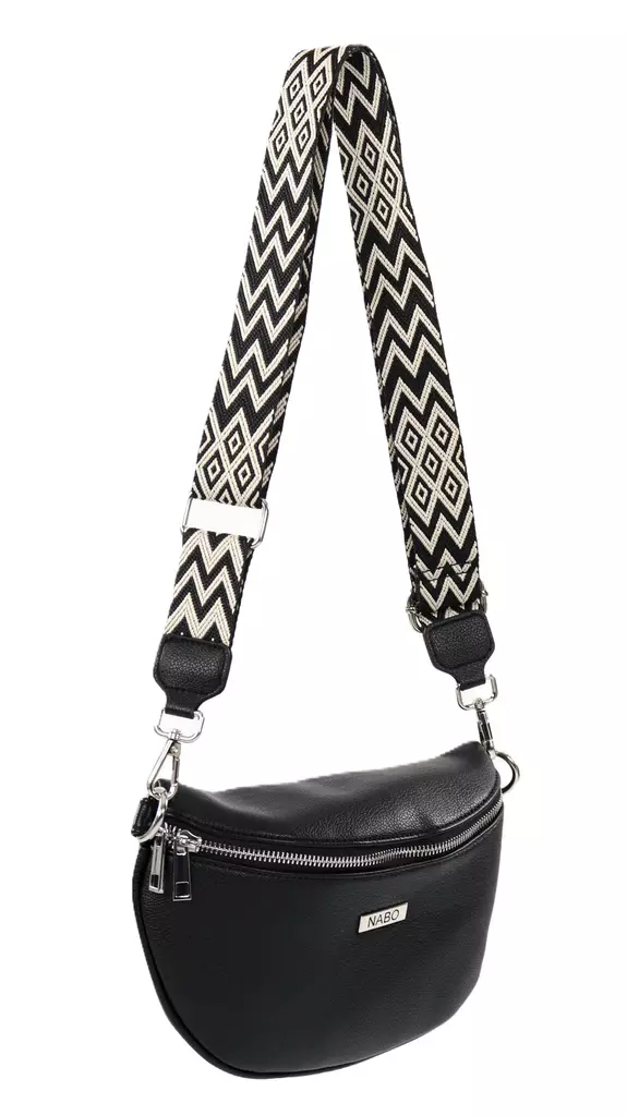 Nabo Schultertasche/Gürteltasche NK4112 schwarz - Handtaschen - 138290 - 1