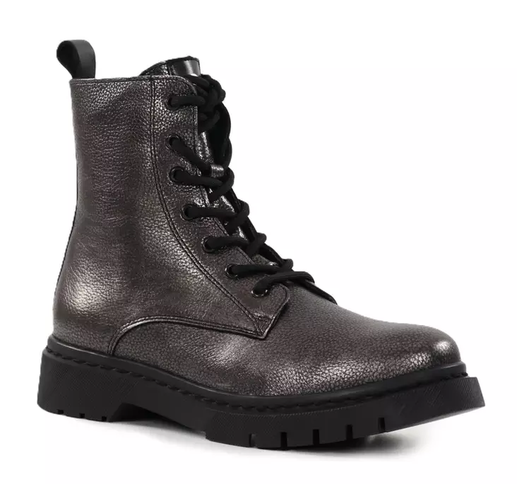 Tamaris Damen Echtleder Stiefeletten 25054-41 Zinn - Tamaris Stiefeletten - 139140 - 1