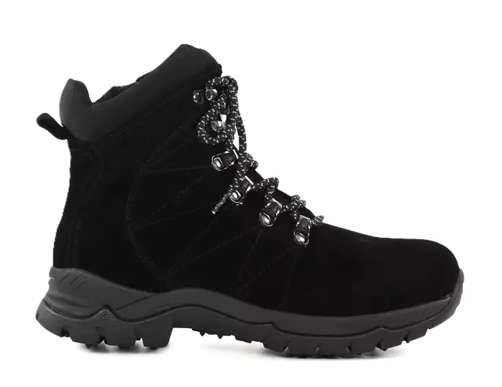 Eskimo Damen Wildleder-Ankle Boots mit Nieten 03220901 Schwarz - Damen Stiefeletten - 139730 - 1