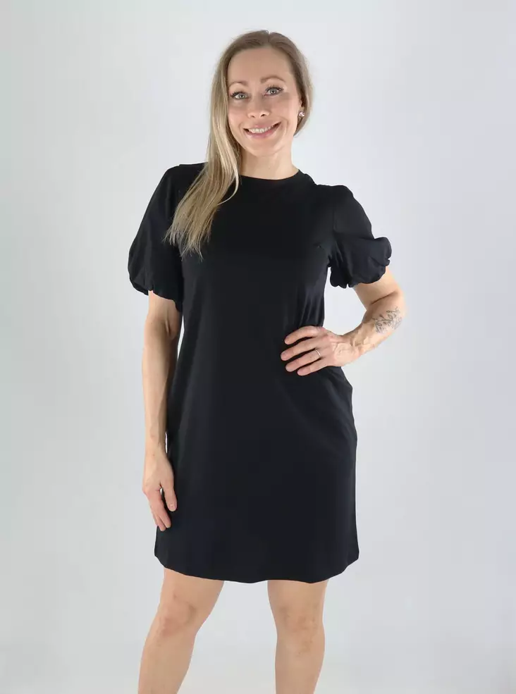 Pieces Kleid Puff Schwarz - Kleider und Tuniken - 141200 - 1