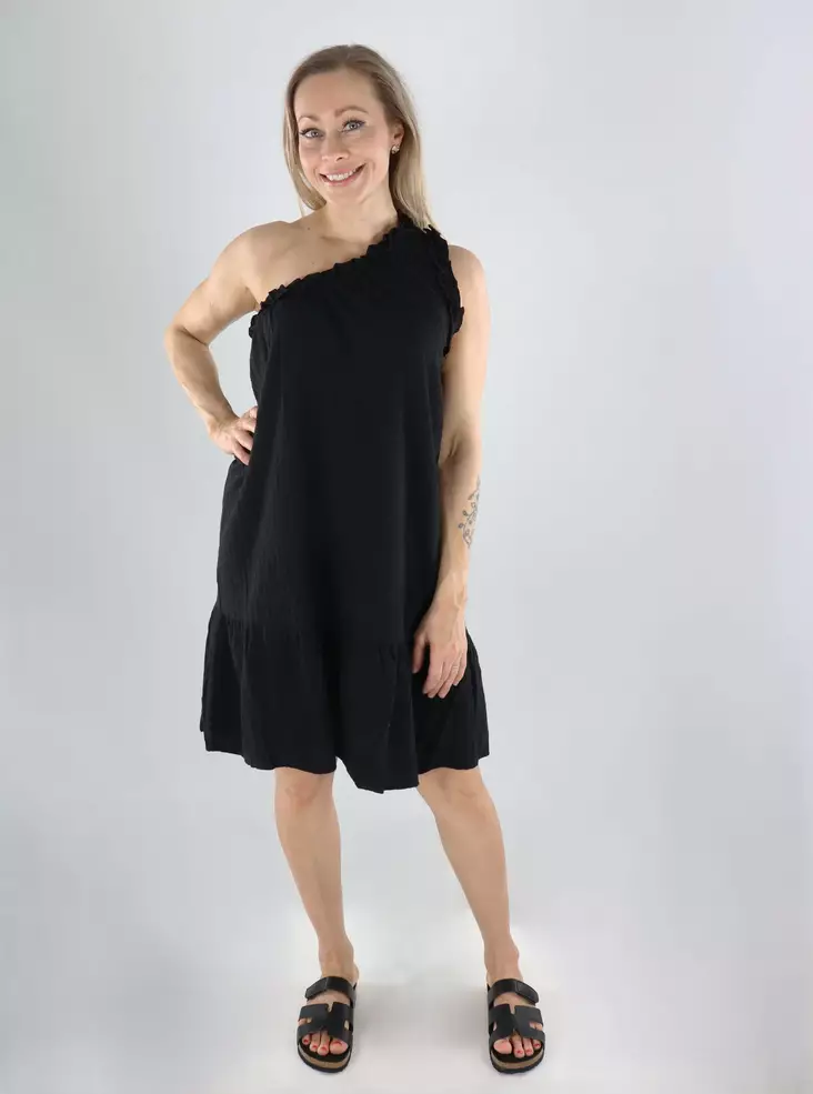 Vila Kleid mit einem Schulterträger Schwarz Schönheit - Kleider und Tuniken - 141260 - 1