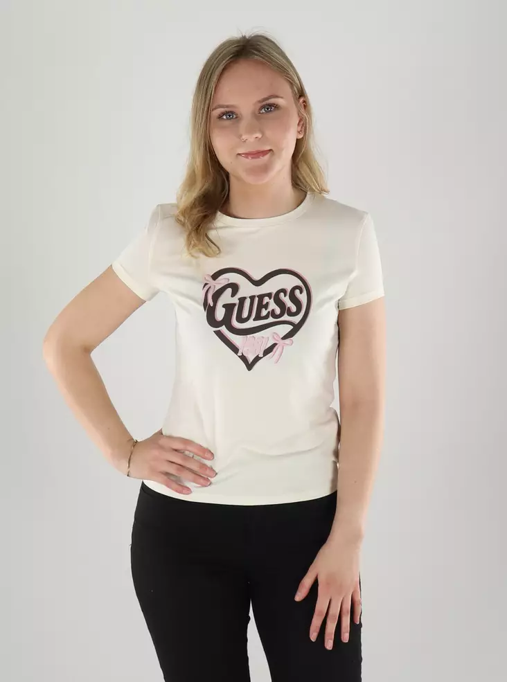 Guess T-Shirt V6YI09K4276 G027 weiß - Damen T-Shirts - 141300 - 1