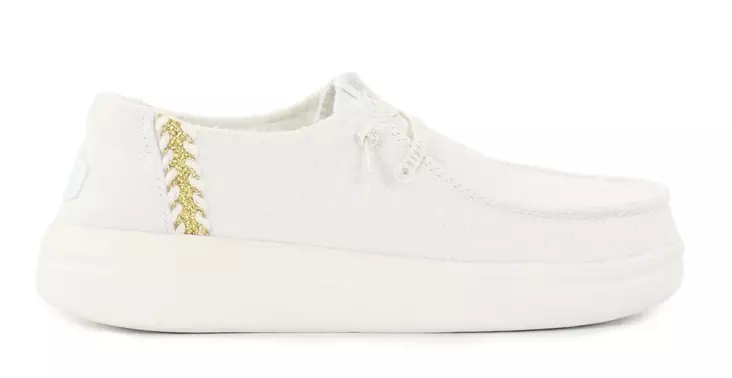 HEYDUDE Damen Schuhe Wendy Rise Perf Canvas weiß - Damen walkingschuhe - 138200 - 1