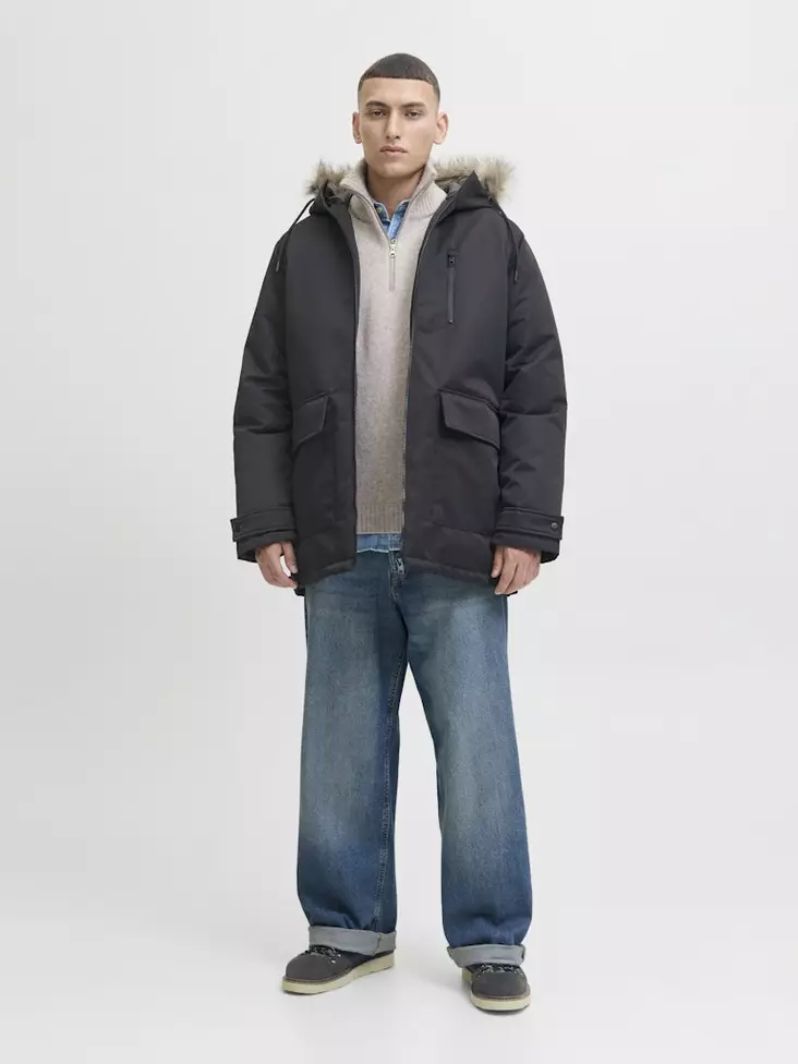 Jack&Jones Winterjacke JJCHARLIE ABNEHMBARE schwarz - Herrenjacken - 139460 - 1