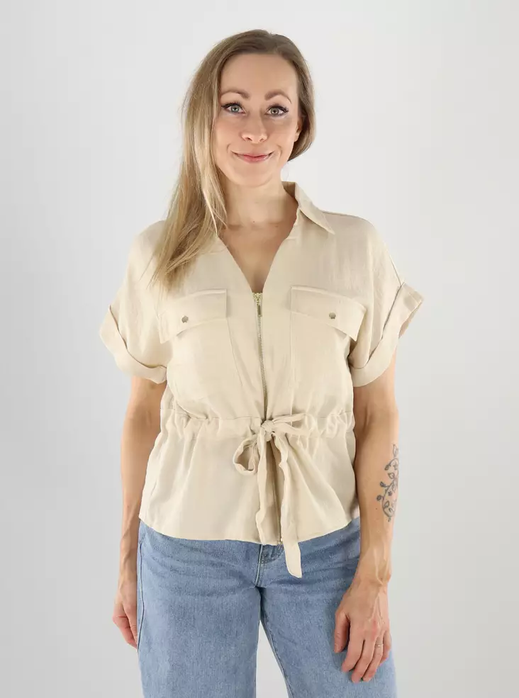 JDY T-Shirt Shirt Sandbeige - Damen T-Shirts - 141180 - 1