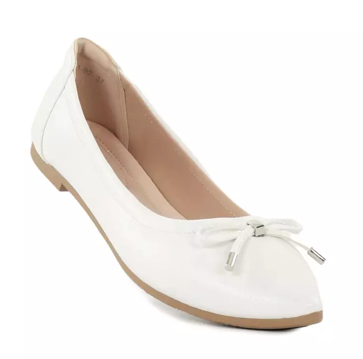 Migant Ballerinas mit Schleifendetail A921-92 Weiß - Ballerinas - 138170 - 1