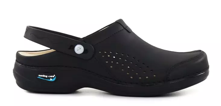 Maschinenwaschbare Arbeitsschuhe aus echtem Leder für die Pflege WG3AP11 Veneza schwarz - Damen Arbeitsschuhe - 111710 - 1